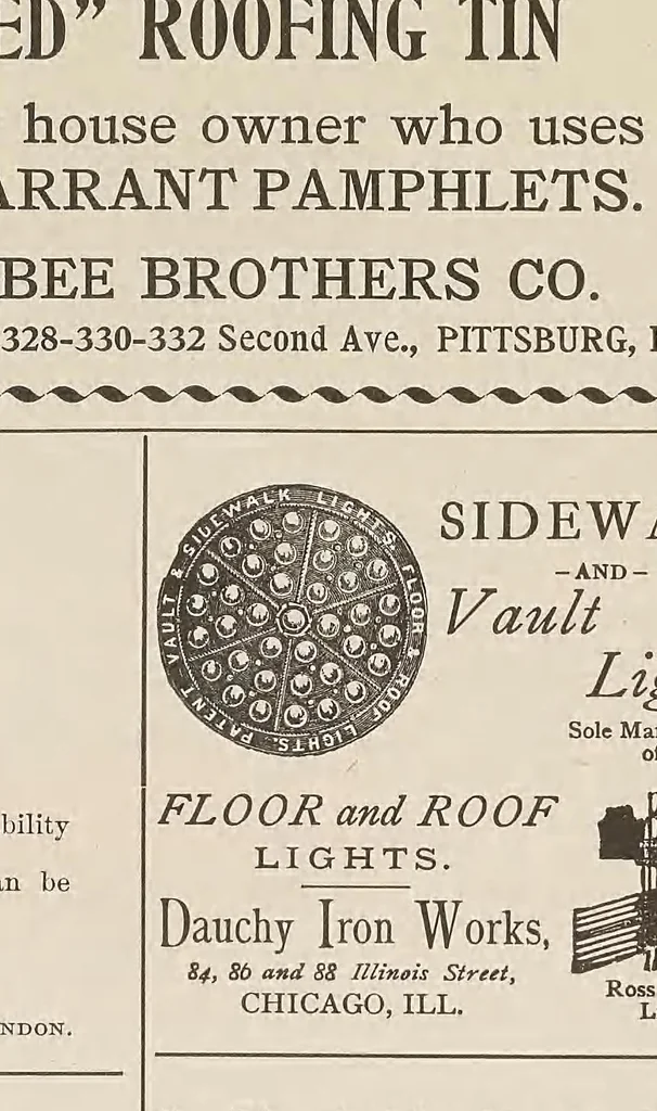 An illustration from The Inland architect and news record, 1887, leaf 4
