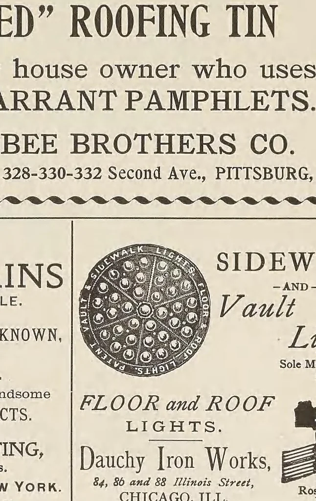 An illustration from The Inland architect and news record, 1887, leaf 4
