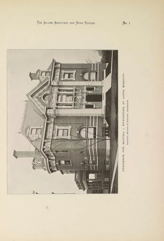 An illustration from The Inland architect and news record, 1887, leaf 33