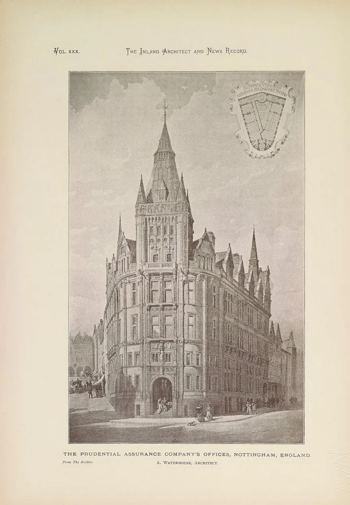 An illustration from The Inland architect and news record, 1887, leaf 26