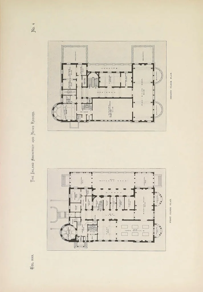 An illustration from The Inland architect and news record, 1887, leaf 24
