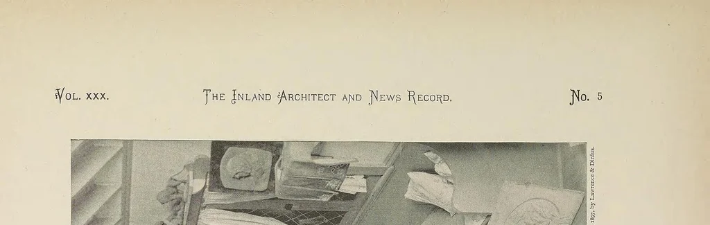 An illustration from The Inland architect and news record, 1887, leaf 33