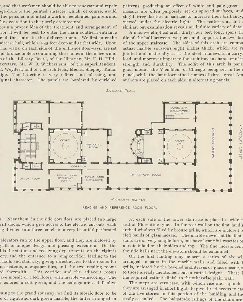 An illustration from The Inland architect and news record, 1887, leaf 12
