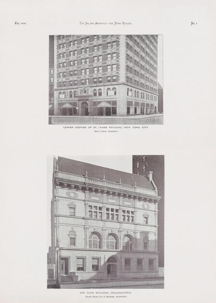 An illustration from The Inland architect and news record, 1887, leaf 25