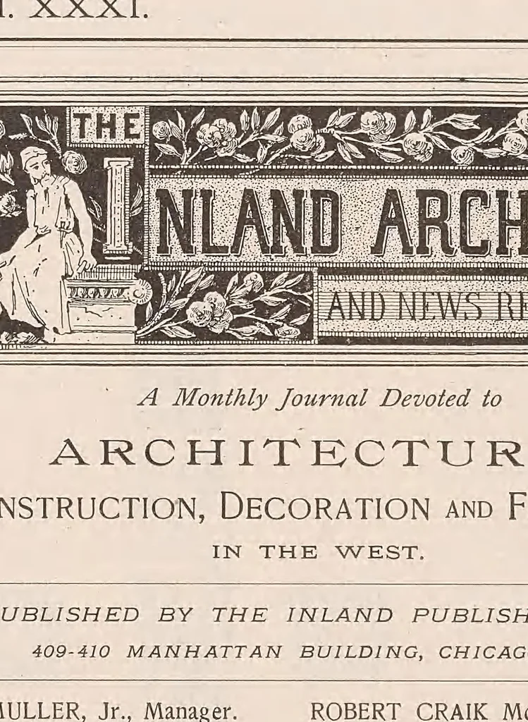An illustration from The Inland architect and news record, 1887, leaf 13