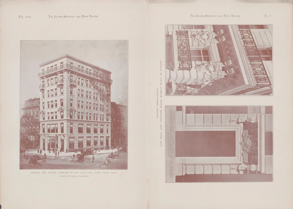 An illustration from The Inland architect and news record, 1887, leaf 31