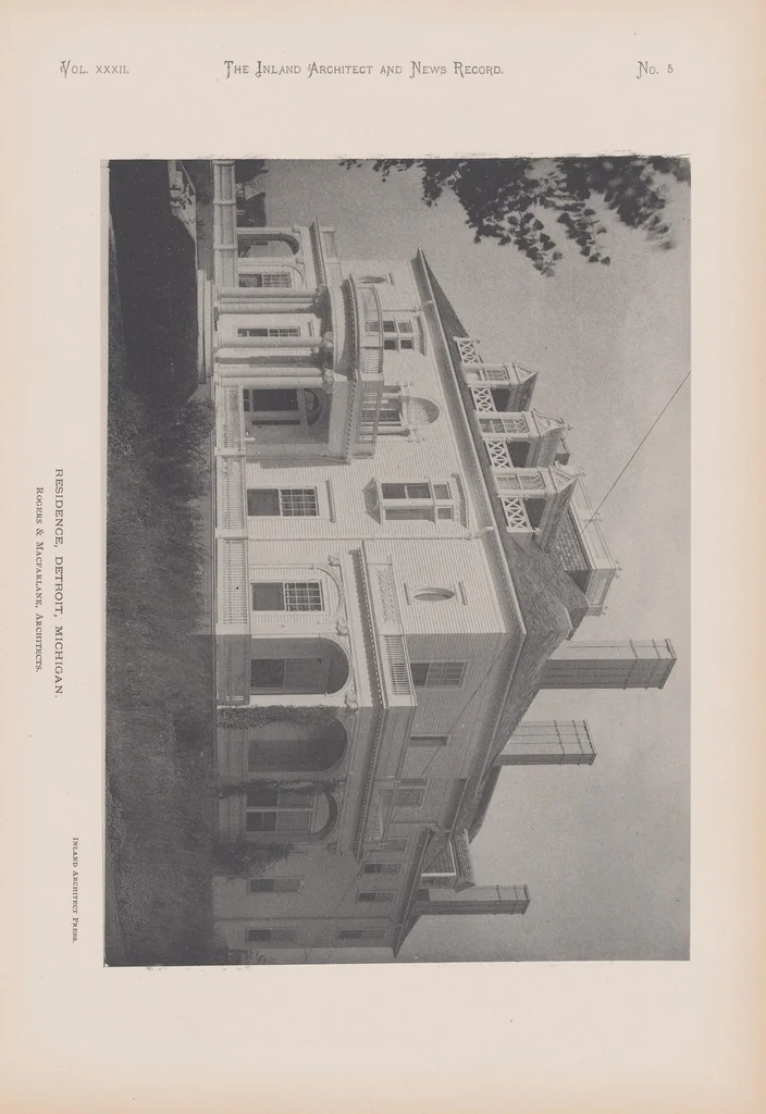 An illustration from The Inland architect and news record, 1887, leaf 35