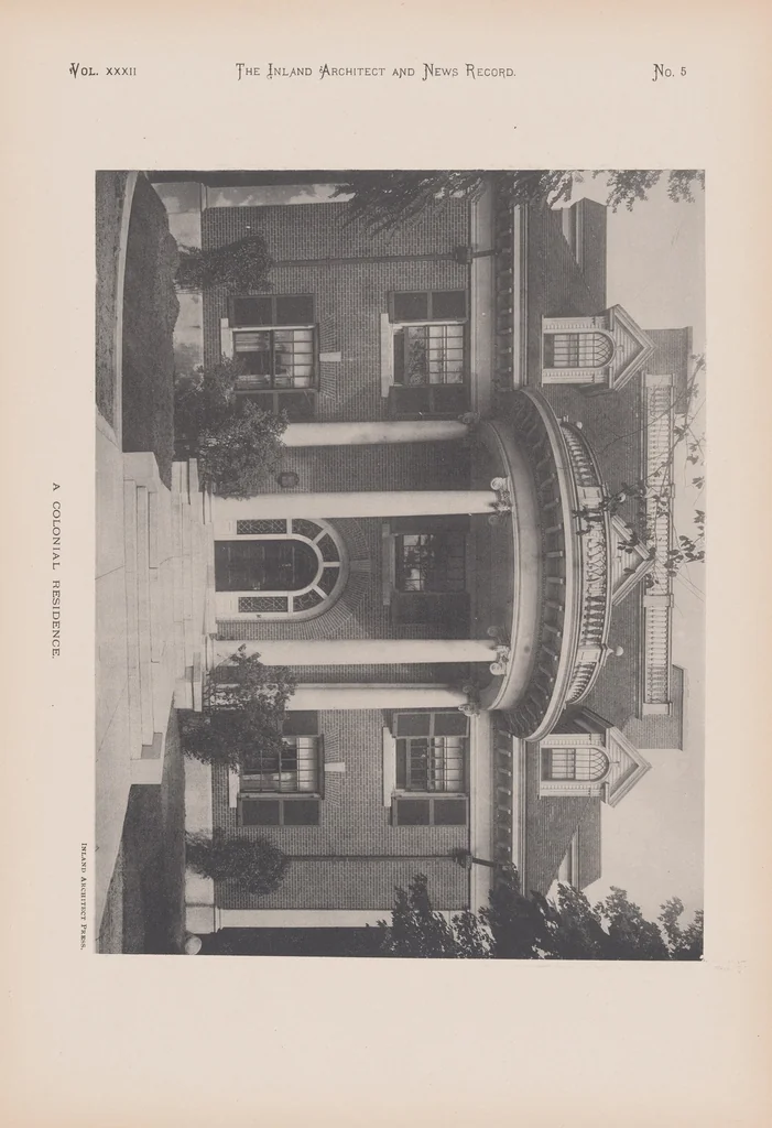 An illustration from The Inland architect and news record, 1887, leaf 43
