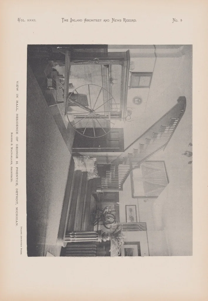An illustration from The Inland architect and news record, 1887, leaf 47