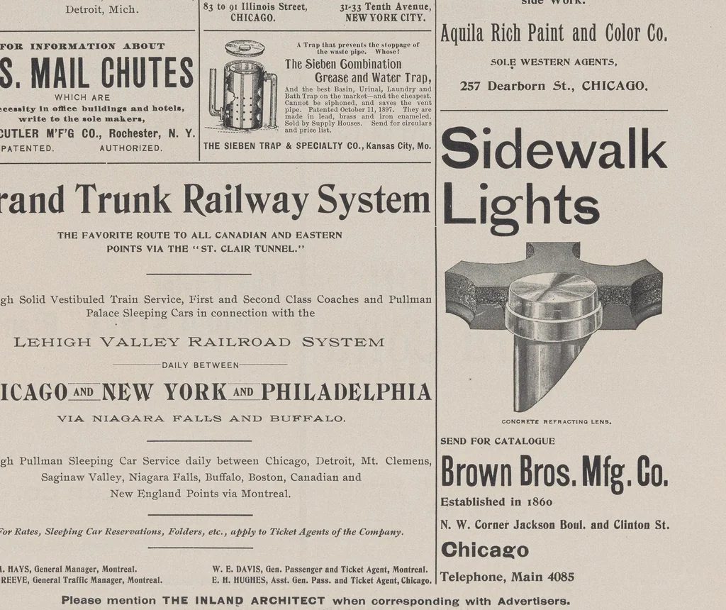 An illustration from The Inland architect and news record, 1887, leaf 5