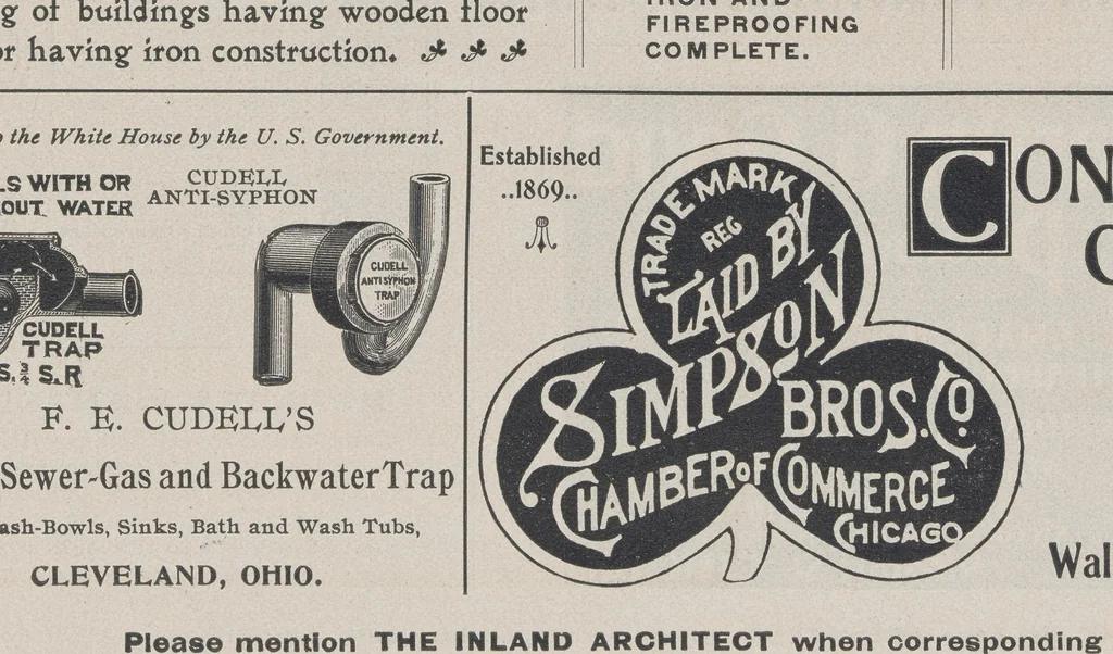 An illustration from The Inland architect and news record, 1887, leaf 7