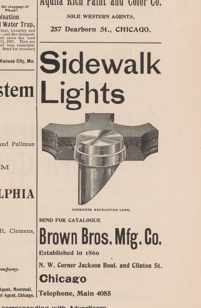 An illustration from The Inland architect and news record, 1887, leaf 5