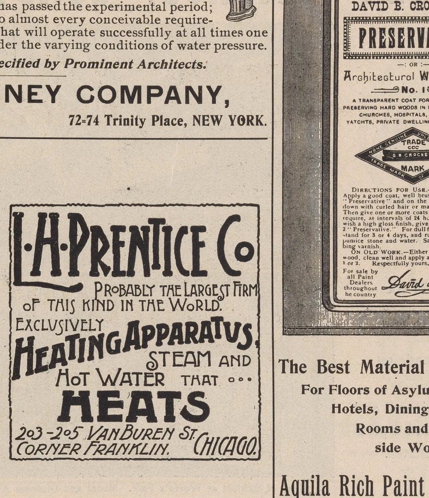 An illustration from The Inland architect and news record, 1887, leaf 5
