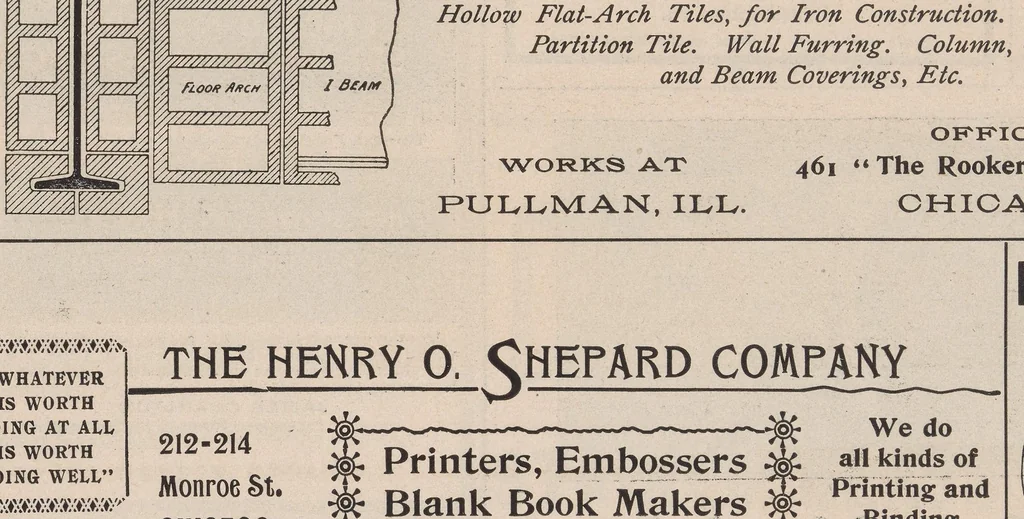An illustration from The Inland architect and news record, 1887, leaf 7