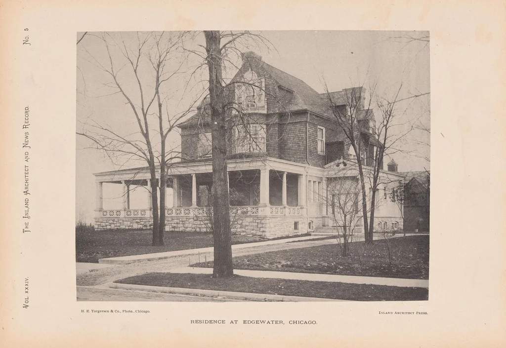 An illustration from The Inland architect and news record, 1887, leaf 25