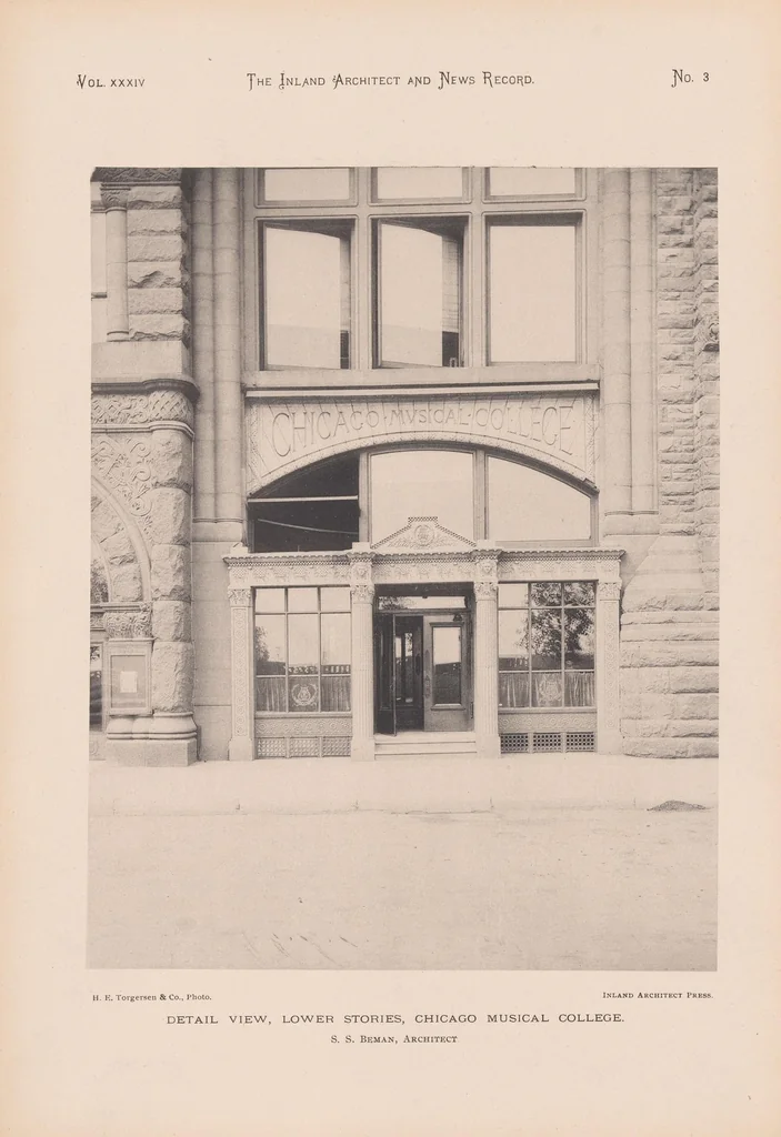 An illustration from The Inland architect and news record, 1887, leaf 25