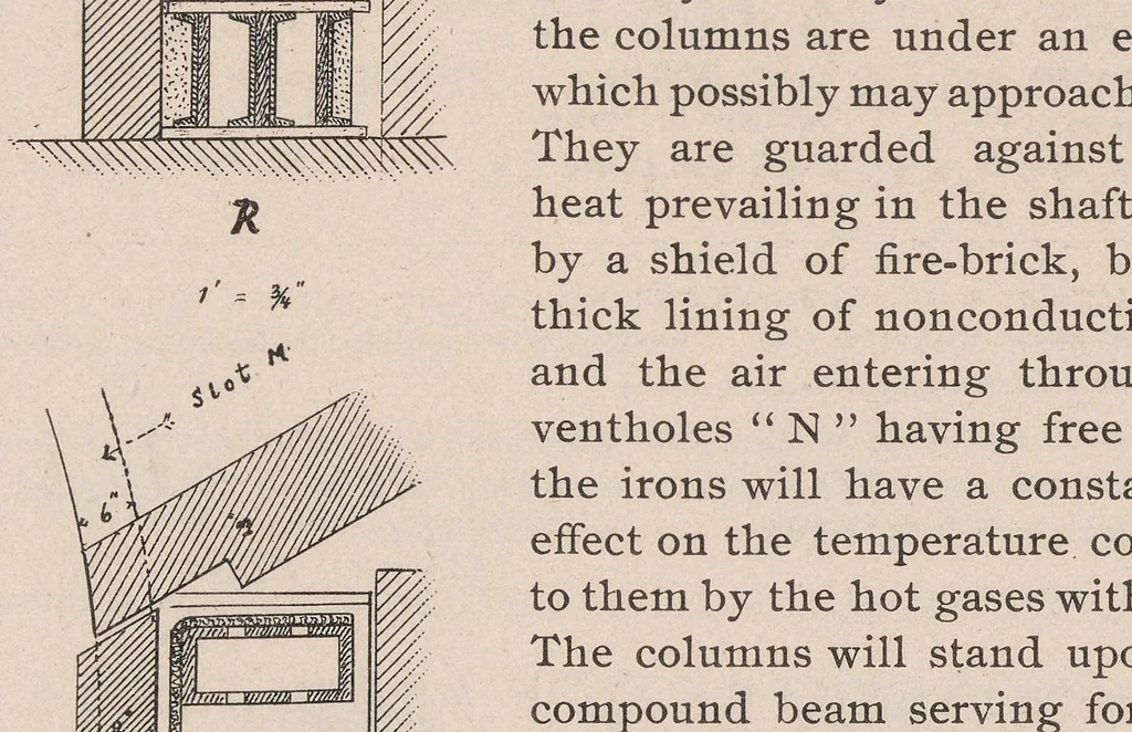 An illustration from The Inland architect and news record, 1887, leaf 42