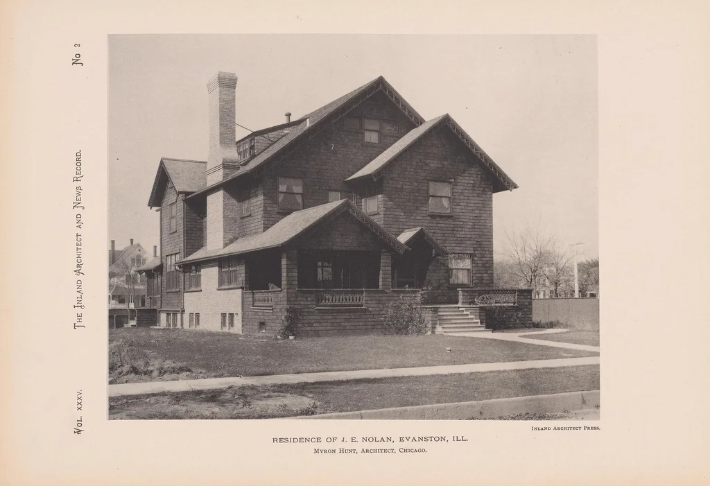 An illustration from The Inland architect and news record, 1887, leaf 39