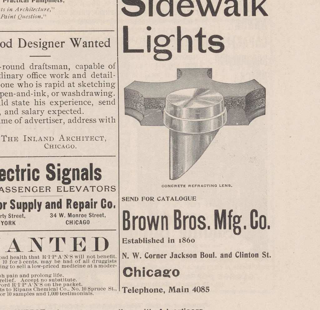 An illustration from The Inland architect and news record, 1887, leaf 5