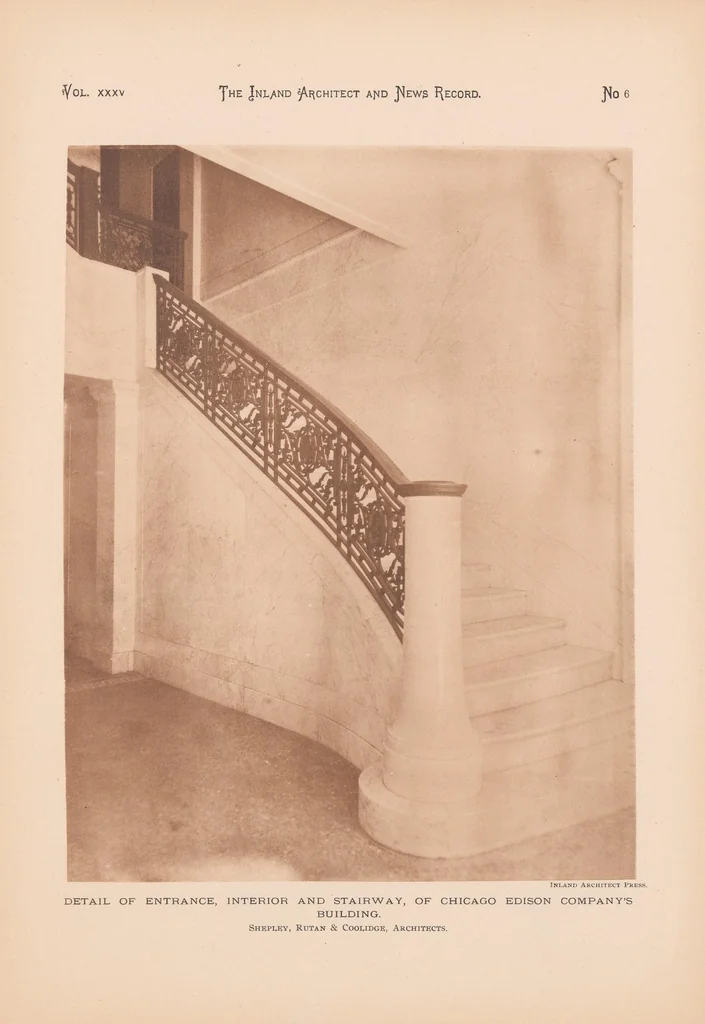 An illustration from The Inland architect and news record, 1887, leaf 47