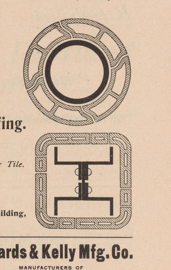 An illustration from The Inland architect and news record, 1887, leaf 7