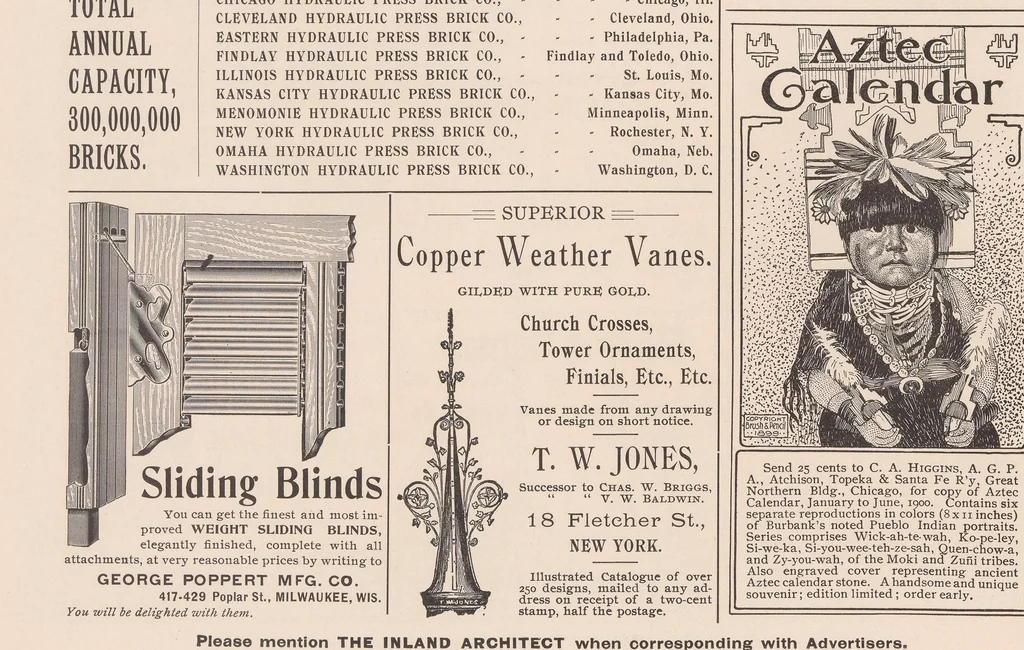 An illustration from The Inland architect and news record, 1887, leaf 6