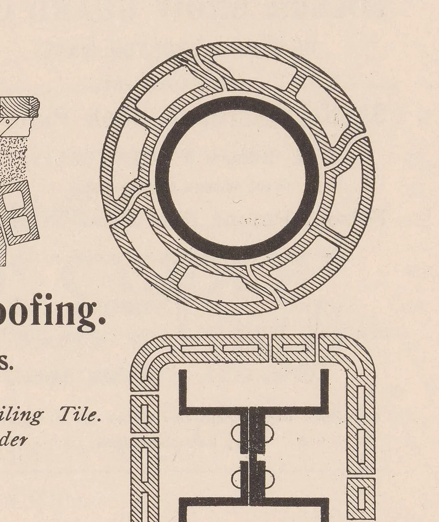An illustration from The Inland architect and news record, 1887, leaf 7