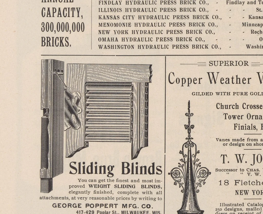 An illustration from The Inland architect and news record, 1887, leaf 6