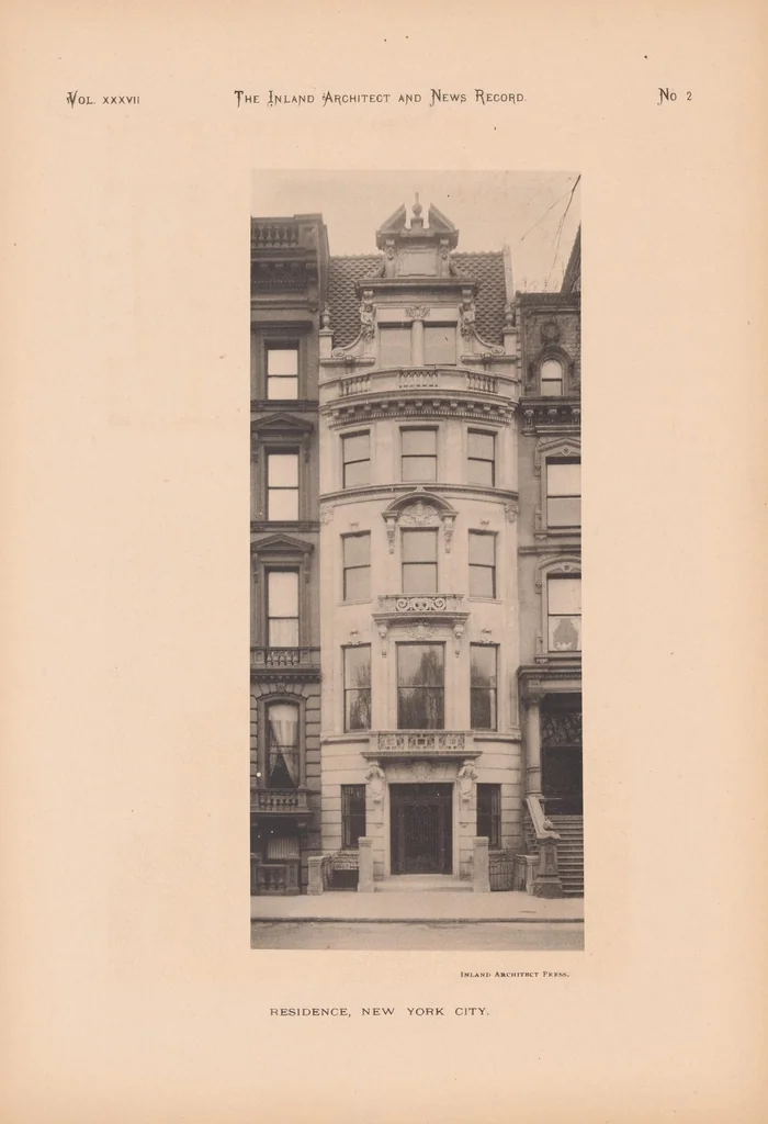 An illustration from The Inland architect and news record, 1887, leaf 25