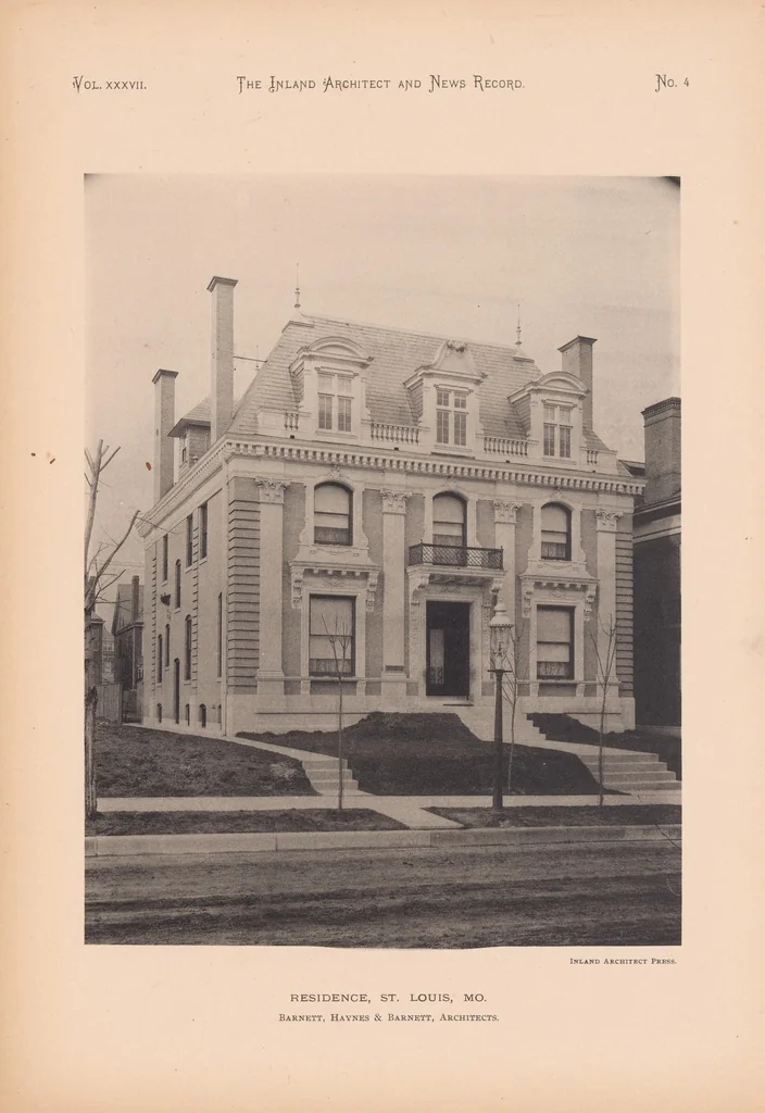 An illustration from The Inland architect and news record, 1887, leaf 35