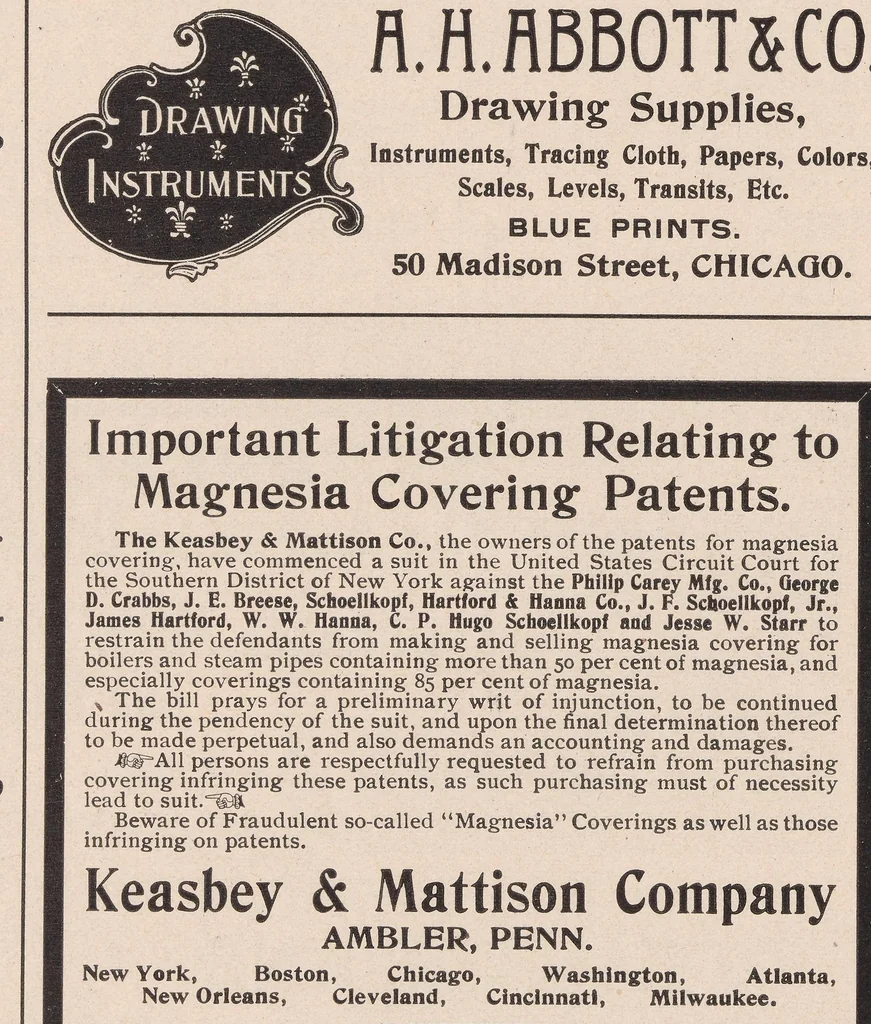 An illustration from The Inland architect and news record, 1887, leaf 12