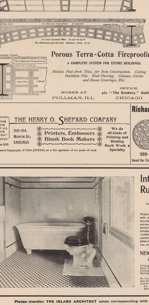 An illustration from The Inland architect and news record, 1887, leaf 7