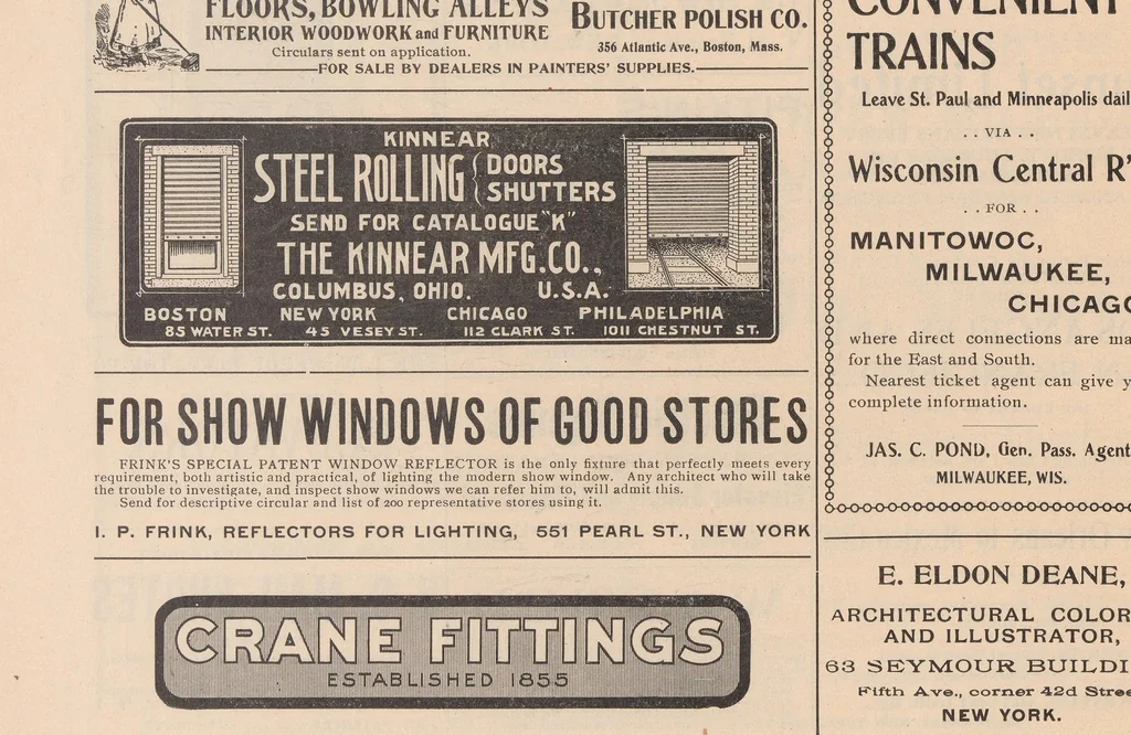 An illustration from The Inland architect and news record, 1887, leaf 6