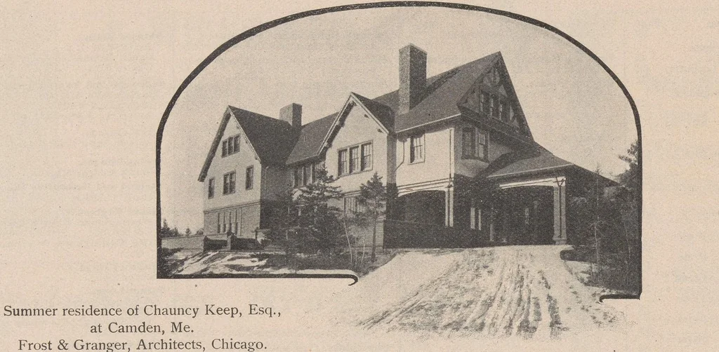 An illustration from The Inland architect and news record, 1887, leaf 12