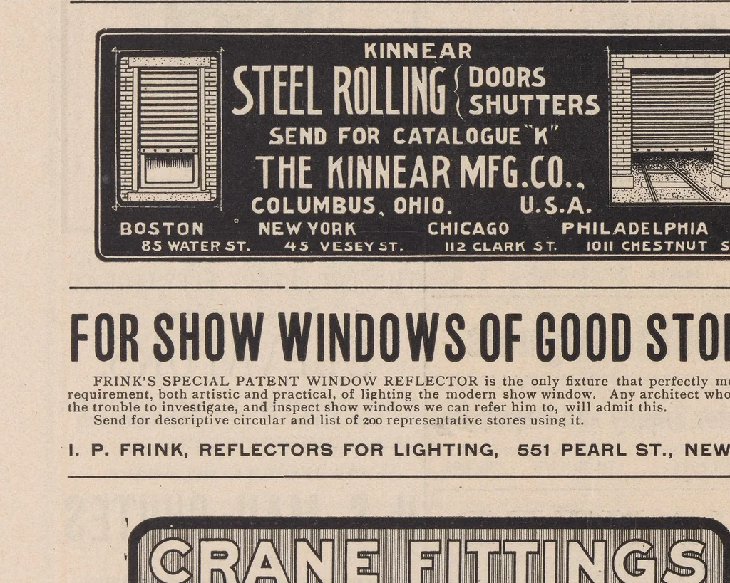 An illustration from The Inland architect and news record, 1887, leaf 6
