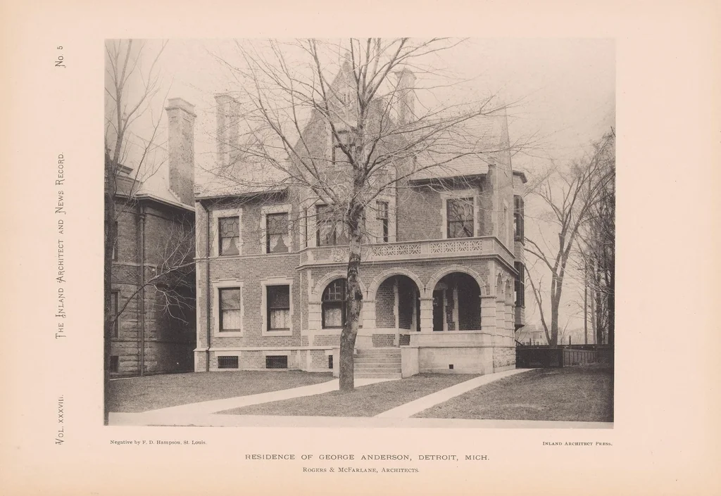 An illustration from The Inland architect and news record, 1887, leaf 33