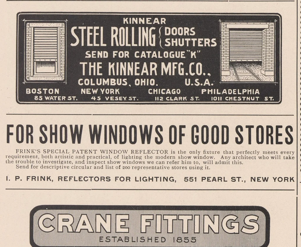 An illustration from The Inland architect and news record, 1887, leaf 6