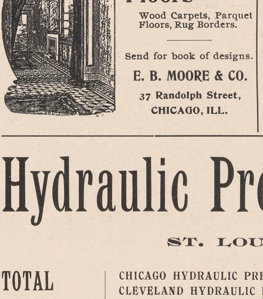 An illustration from The Inland architect and news record, 1887, leaf 9