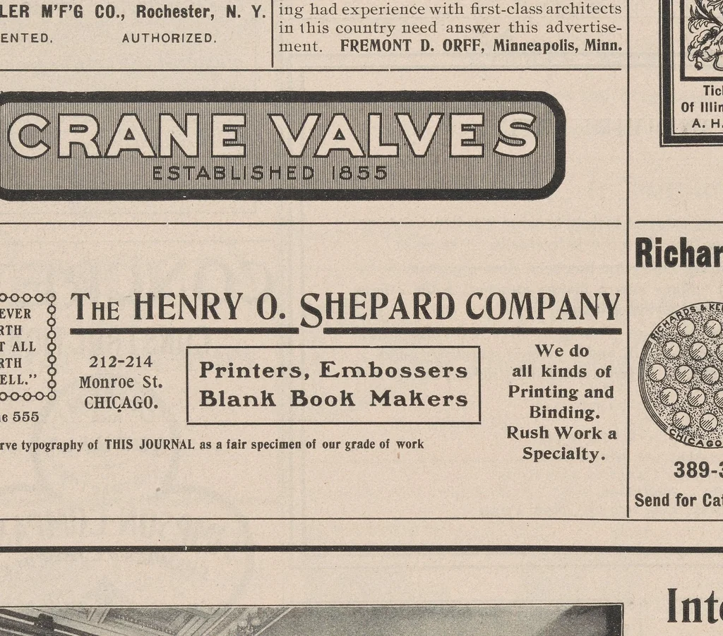 An illustration from The Inland architect and news record, 1887, leaf 7