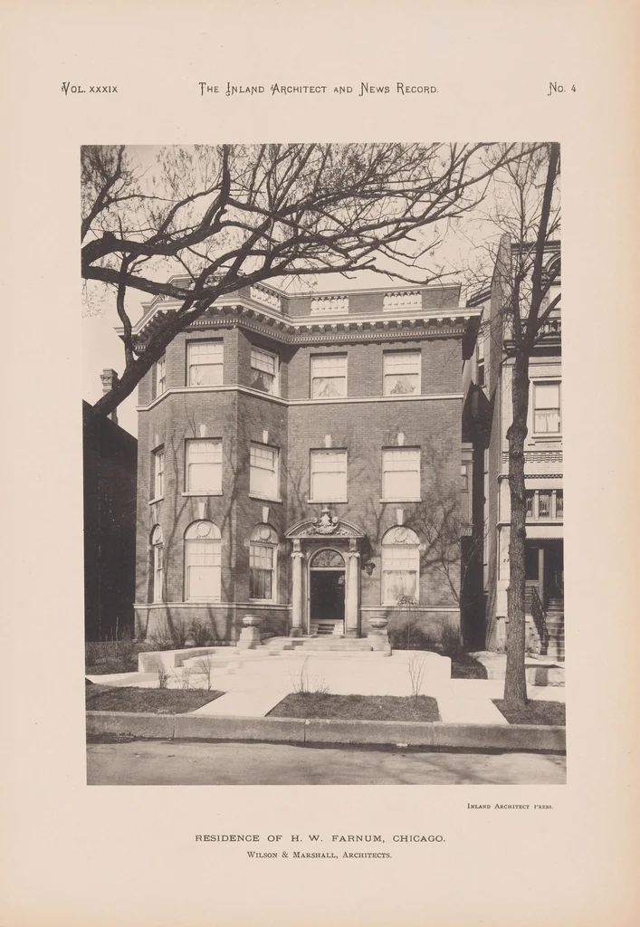 An illustration from The Inland architect and news record, 1887, leaf 25