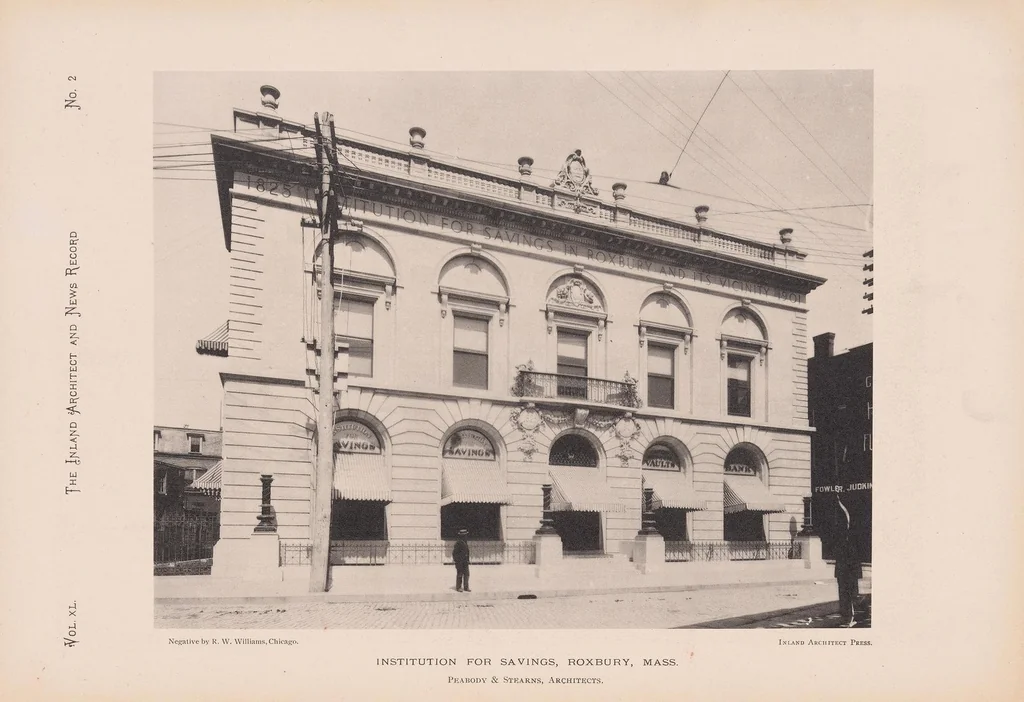 An illustration from The Inland architect and news record, 1887, leaf 23