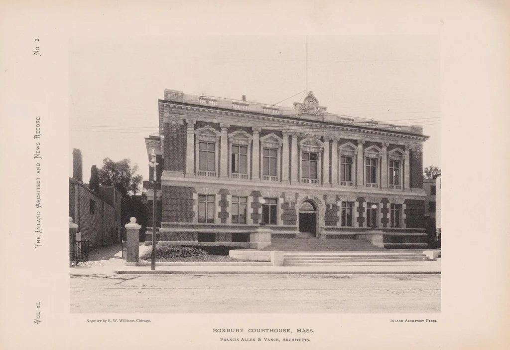 An illustration from The Inland architect and news record, 1887, leaf 25