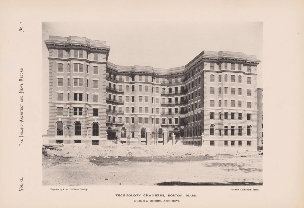 An illustration from The Inland architect and news record, 1887, leaf 33