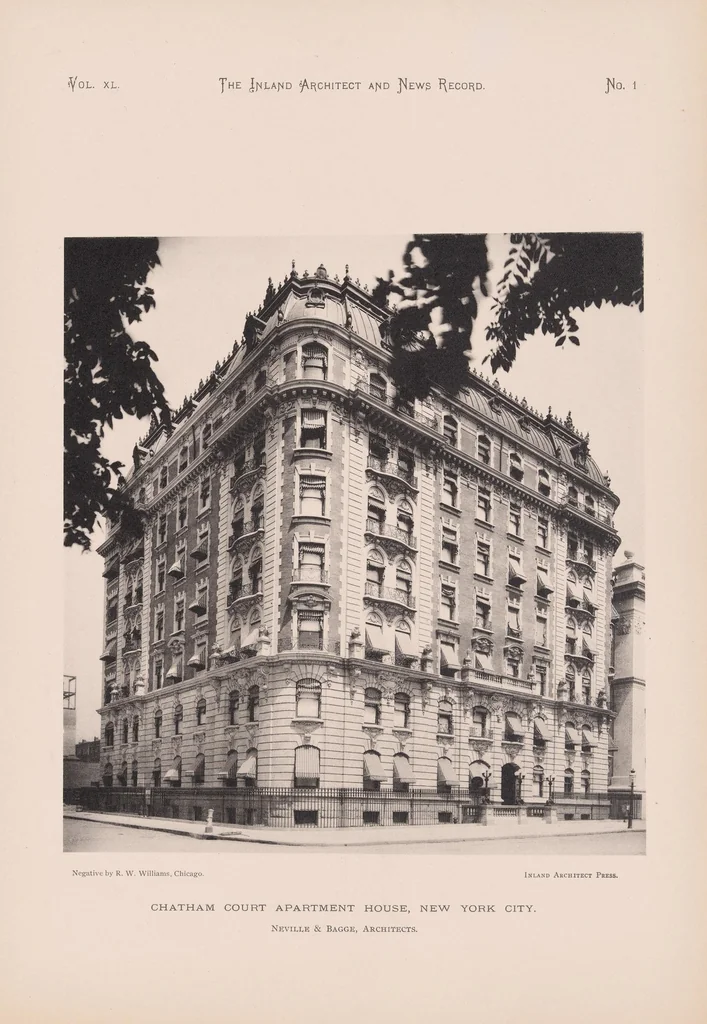 An illustration from The Inland architect and news record, 1887, leaf 41