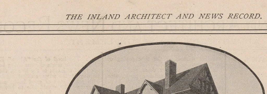 An illustration from The Inland architect and news record, 1887, leaf 12