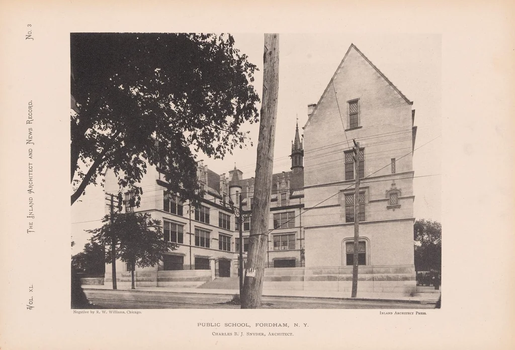 An illustration from The Inland architect and news record, 1887, leaf 25