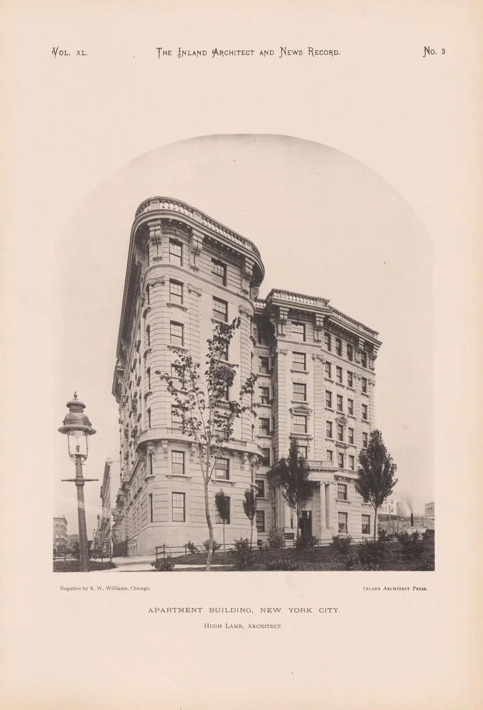 An illustration from The Inland architect and news record, 1887, leaf 37