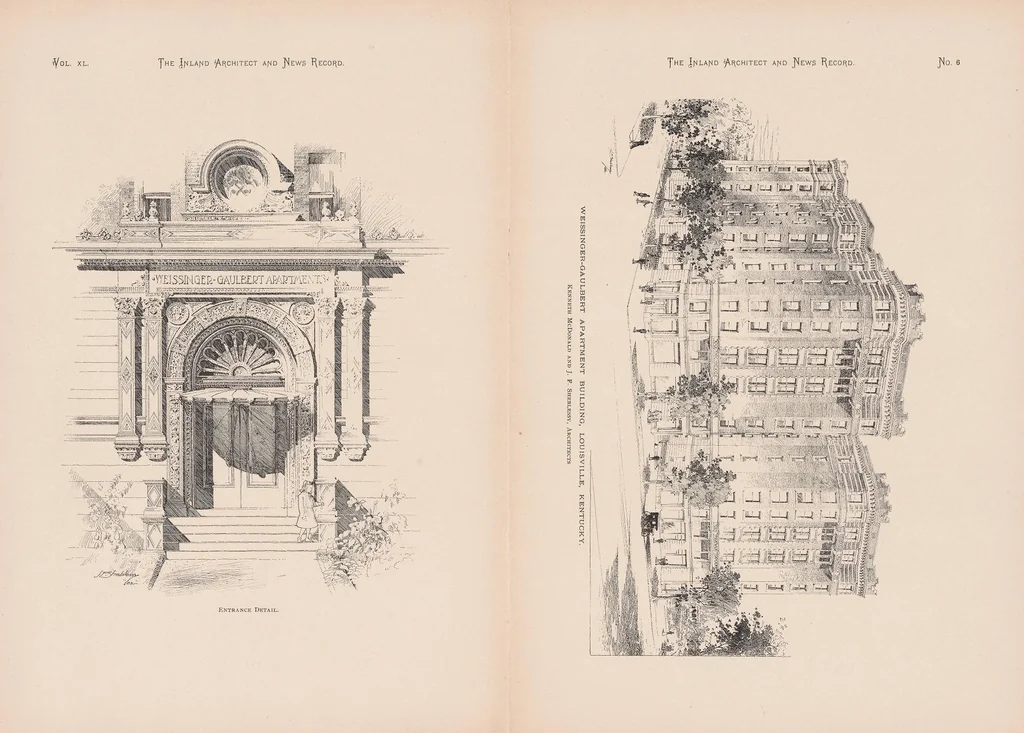 An illustration from The Inland architect and news record, 1887, leaf 13