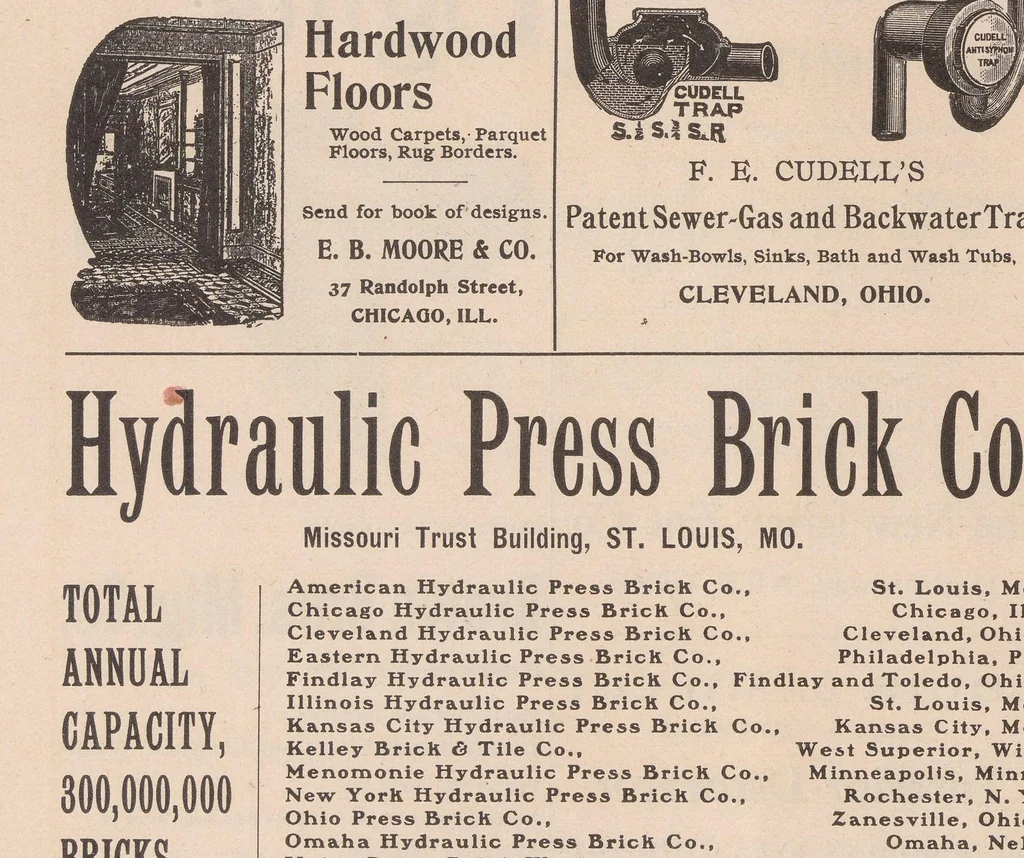 An illustration from The Inland architect and news record, 1887, leaf 6