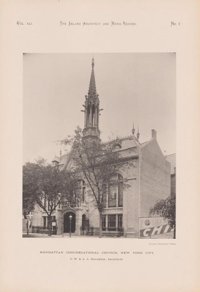 An illustration from The Inland architect and news record, 1887, leaf 33